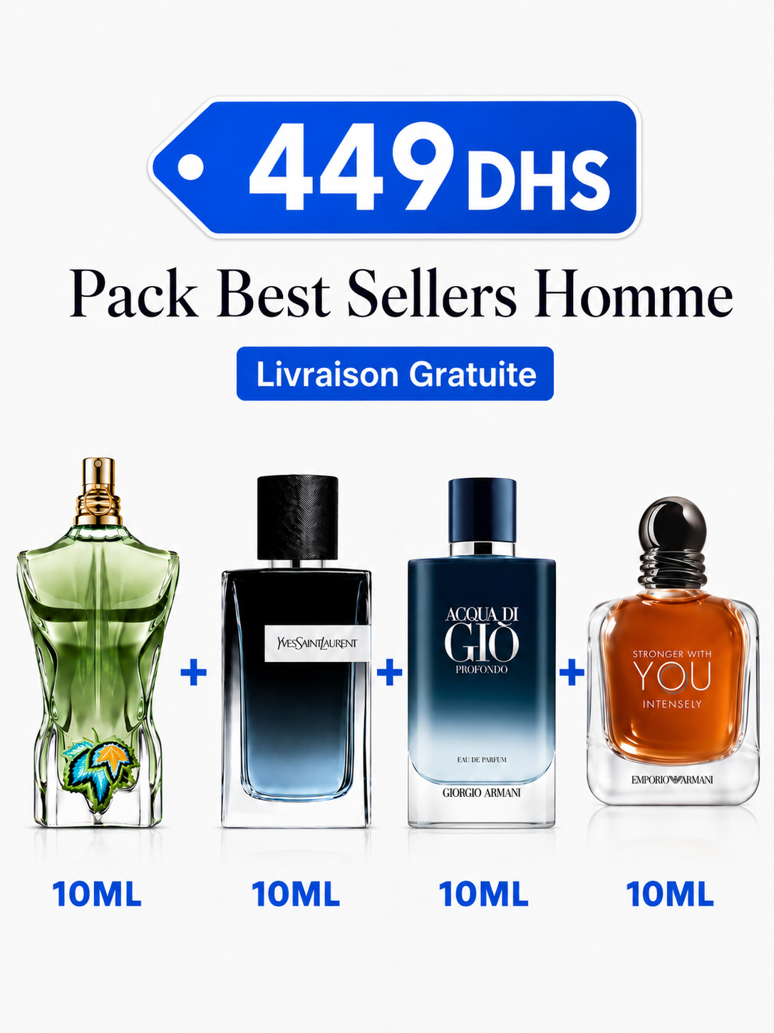 Paradise Garden + Y EDP + ADG Profondo + SWY Intensly LIVRAISON GRATUITE
